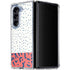 Polka Dot Split Galaxy Z Fold5 5G Clear Case