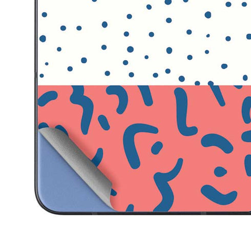Polka Dot Split Galaxy Z Fold5 5G Skin