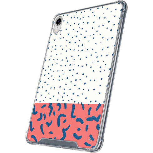 Polka Dot Split iPad 11th Gen (2025) Clear Case
