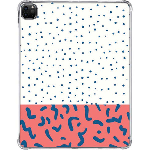Polka Dot Split iPad Pro 11in (2024) Clear Case