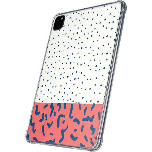Polka Dot Split iPad Pro 11in (2024) Clear Case