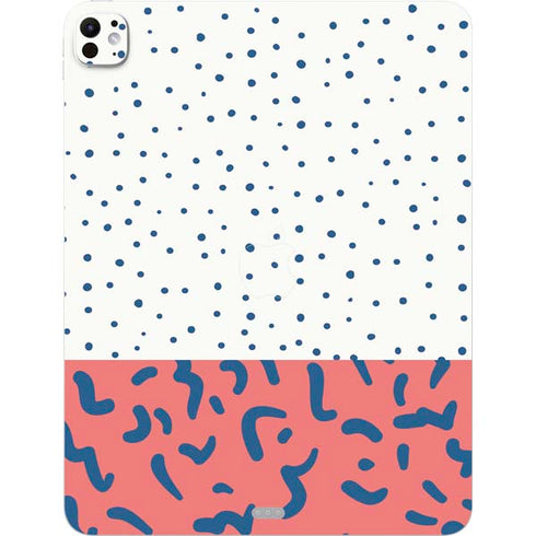 Polka Dot Split iPad Pro 13in M4 (2024) Skin