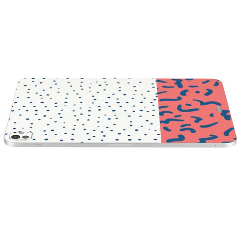 Polka Dot Split iPad Pro 13in M4 (2024) Skin
