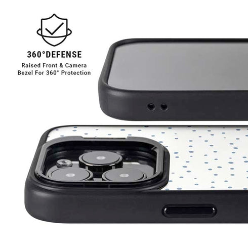 Polka Dot Split iPhone 13 Pro Kickstand Case
