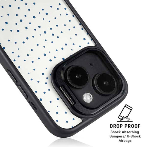 Polka Dot Split iPhone 14 Kickstand Case