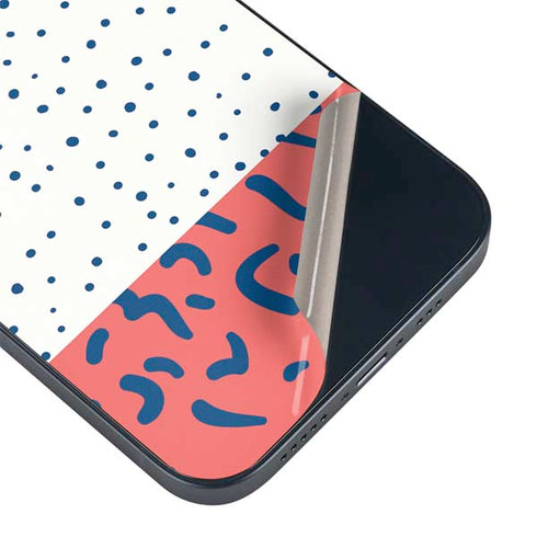 Polka Dot Split iPhone Skins