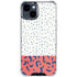 Polka Dot Split iPhone 15 Clear Case