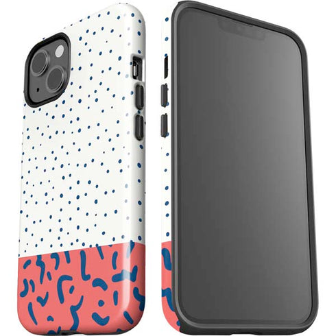 Polka Dot Split iPhone 15 Impact Case