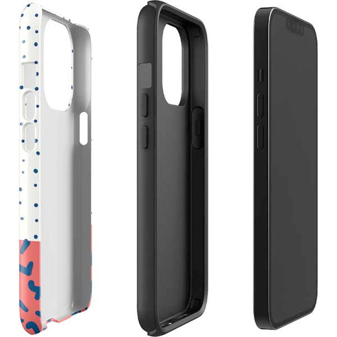 Polka Dot Split iPhone 15 Pro Impact Case