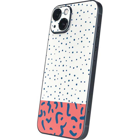 Polka Dot Split iPhone 15 Skin