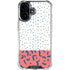 Polka Dot Split iPhone 16 Clear Case