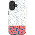 Polka Dot Split iPhone 16 Plus Impact Case