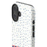 Polka Dot Split iPhone 16 Plus Impact Case