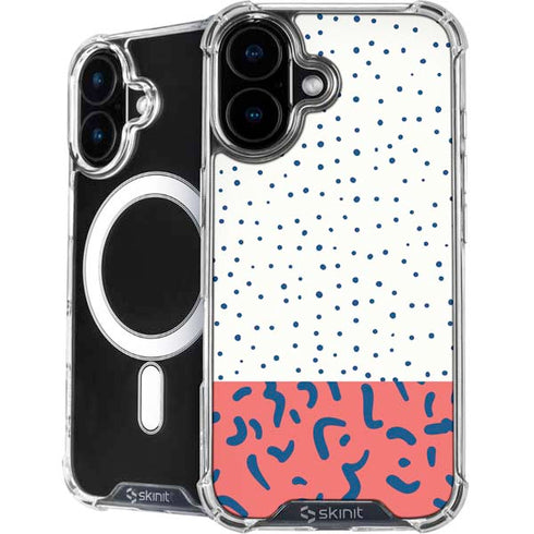 Polka Dot Split iPhone 16 Plus MagSafe Case