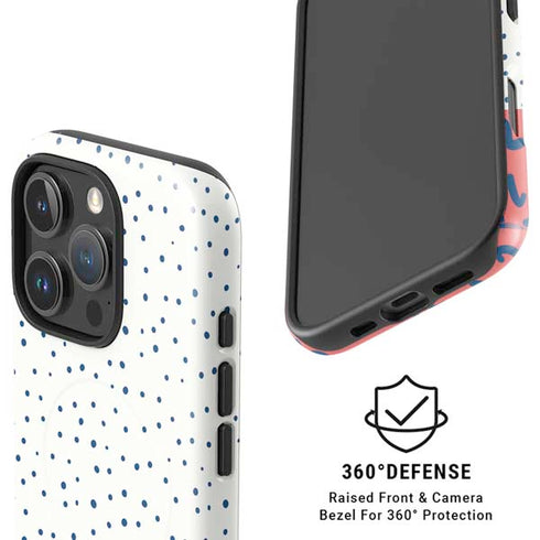 Polka Dot Split iPhone 16 Pro Magsafe Impact Case