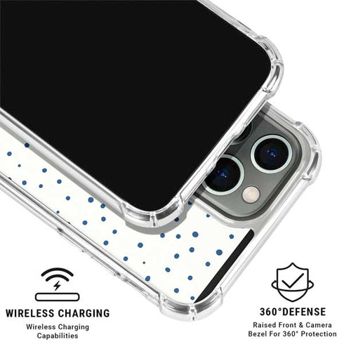 Polka Dot Split iPhone 16 Pro Max Clear Case