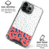 Polka Dot Split iPhone 16 Pro Max Clear Case