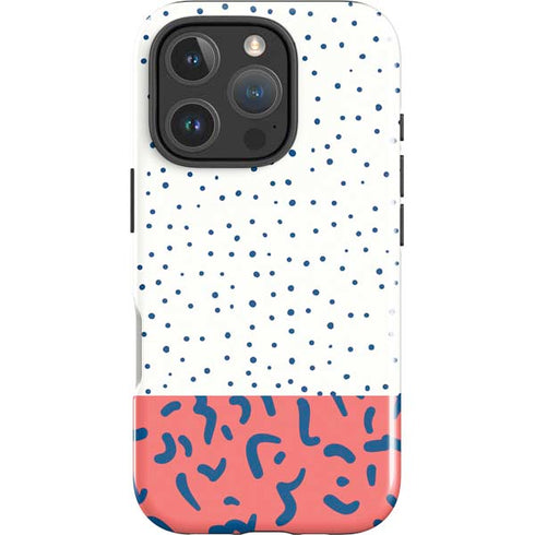Polka Dot Split iPhone 16 Pro Max Impact Case