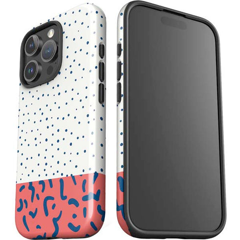 Polka Dot Split iPhone 16 Pro Max Impact Case