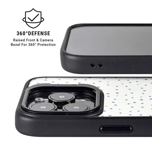 Polka Dot Split iPhone 16 Pro Max Kickstand Case