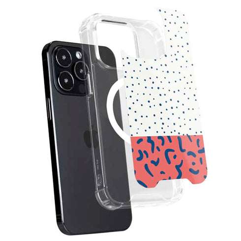 Polka Dot Split iPhone 16 Pro Max MagSafe Case