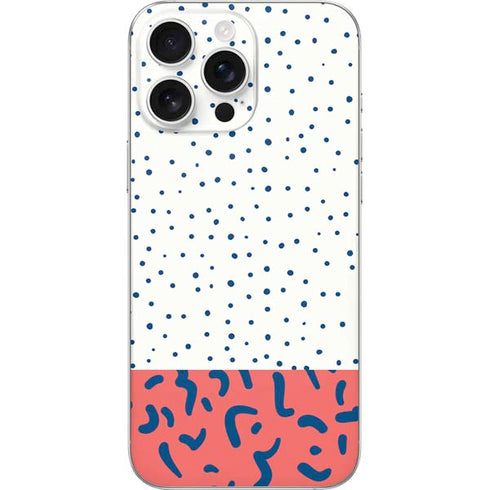 Polka Dot Split iPhone 16 Pro Max Skin