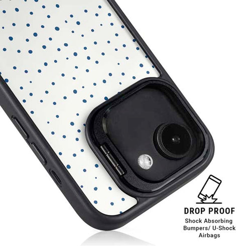 Polka Dot Split iPhone 16e Kickstand Case