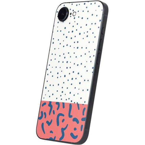Polka Dot Split iPhone 16e Skin
