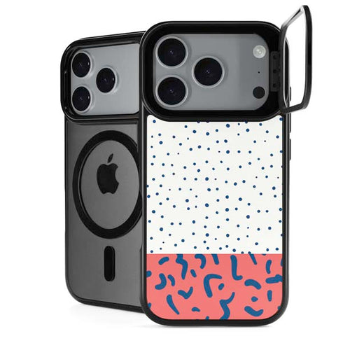 Polka Dot Split iPhone 18 Pro Max Kickstand Case