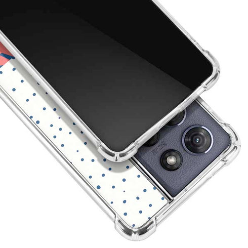 Polka Dot Split Moto G Play 5G (2025) Clear Case