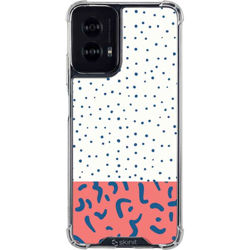 Polka Dot Split Moto G Power 5G (2024) Clear Case