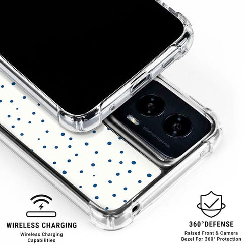 Polka Dot Split Moto G Power 5G (2024) Clear Case
