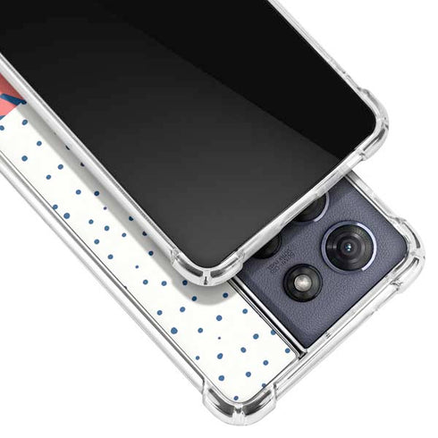 Polka Dot Split Moto G Power 5G (2025) Clear Case