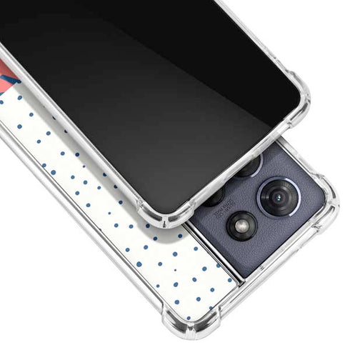 Polka Dot Split Moto G Stylus 5G (2025) Clear Case