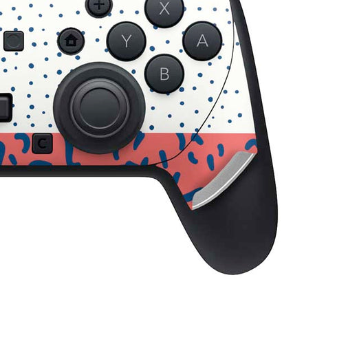 Polka Dot Split Nintendo Switch 2 (2025) Pro Controller Skin