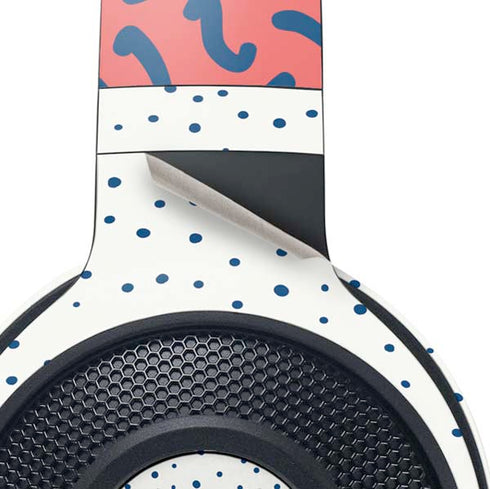 Polka Dot Split Razer Kraken X Skin