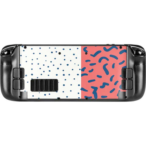 Polka Dot Split Steam Deck Handheld Gaming Computer Skin