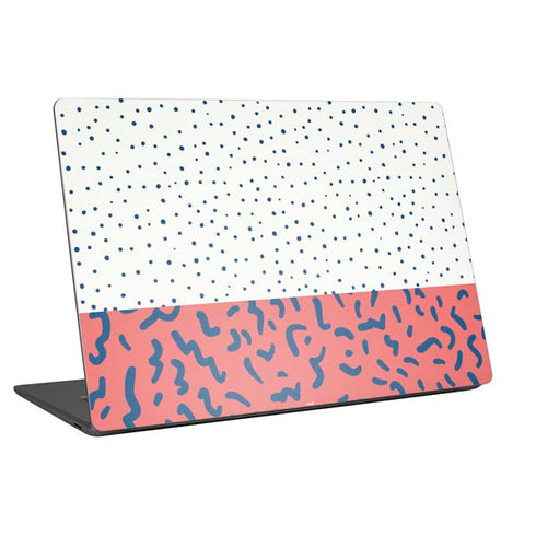 Polka Dot Split Laptop Skins