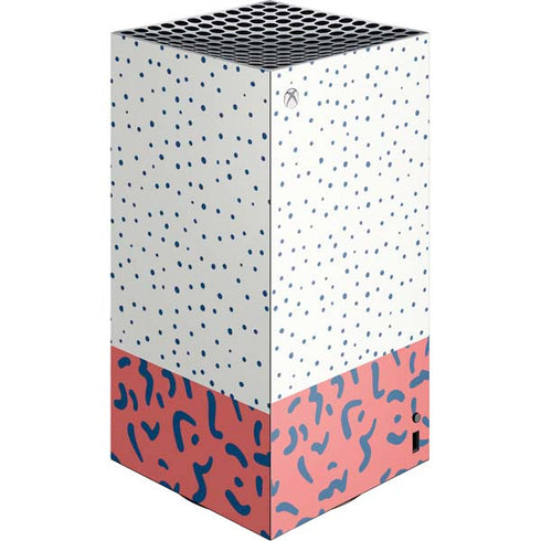 Polka Dot Split XBox Series X Digital Edition Console Skin