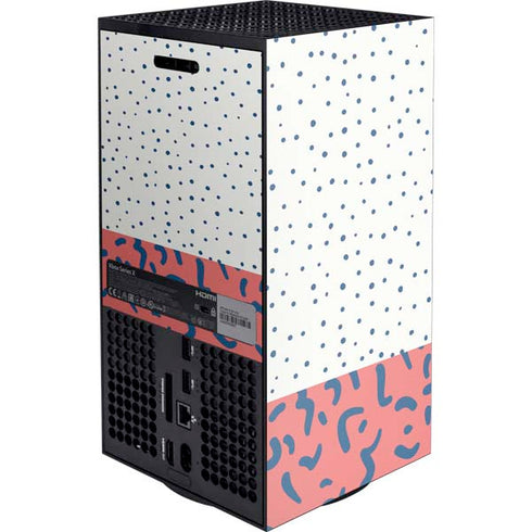 Polka Dot Split XBox Series X Digital Edition Console Skin
