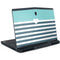 Polka Dots and Stripes Heart in Blue Dell Alienware Skin