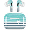 Polka Dots and Stripes Heart in Blue AirPods Skins