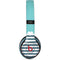 Polka Dots and Stripes Heart in Blue Beats Solo 3 Wireless Skin