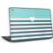 Polka Dots and Stripes Heart in Blue HP Chromebook Skin