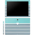 Polka Dots and Stripes Heart in Blue Galaxy Book 12in Skin