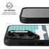Polka Dots and Stripes Heart in Blue Galaxy S25 Kickstand Case