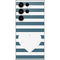 Polka Dots and Stripes Heart in Blue Galaxy S25 Ultra Skin