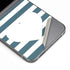 Polka Dots and Stripes Heart in Blue Galaxy Z Flip6 Skin