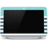 Polka Dots and Stripes Heart in Blue Google Home Hub Skin