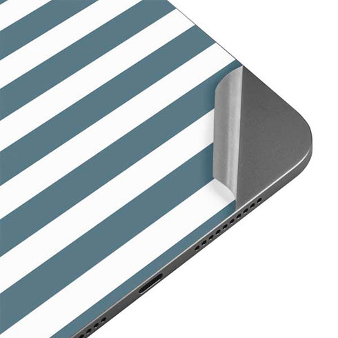 Polka Dots and Stripes Heart in Blue Apple iPad Mini Skin